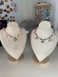 Princess Pink Choker, Purple Fairycore Butterfly Choker