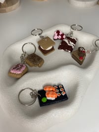Cute Clay Food Keychains- Quick grabs 