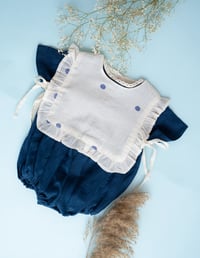 Image 3 of Indigo | Baby Girl Gift Hamper with Cotton Romper and Swaddle 