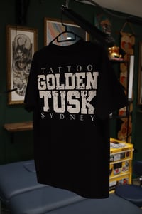 Image 2 of GOLDEN TUSK LOGO TEE