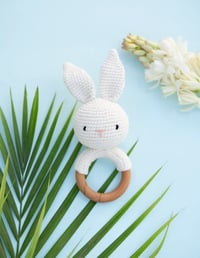 Image 4 of Jungle Pals | White | Baby Unisex Gift Hamper with Cotton Romper and Swaddle 
