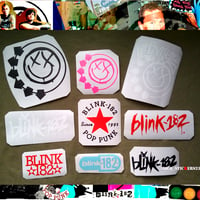 Image 1 of Blink-182 vinyl stickers pop punk rock decals set 9