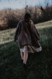 Image 1 of Larix • Linen open cardigan