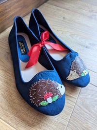 Image 2 of Navy Hedgehog Shoes