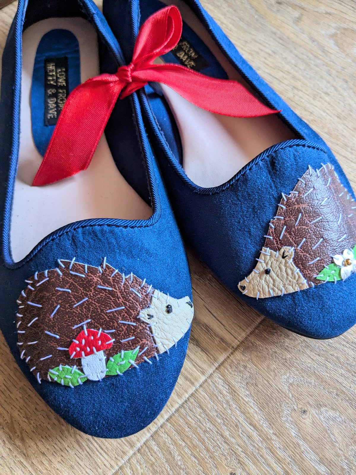 Image of Navy Hedgehog Shoes