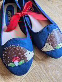 Image 4 of Navy Hedgehog Shoes