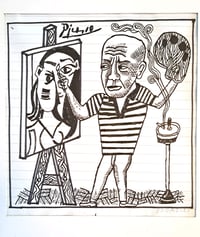 Image 2 of Original drawing - Picasso1