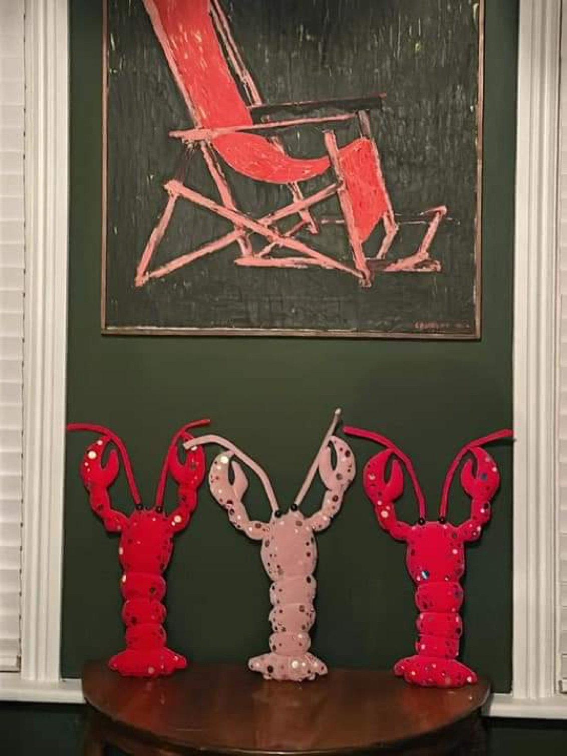 Image of Velvet Lobster Wall Decoration