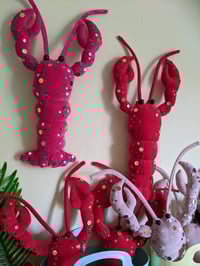 Image 7 of Velvet Lobster Wall Decoration