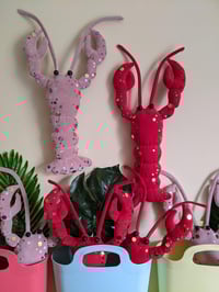 Image 10 of Velvet Lobster Wall Decoration