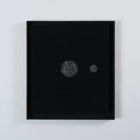 Image 1 of Satellite Series - White Circle on Black IV