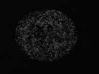 Image 4 of Satellite Series - White Circle on Black II