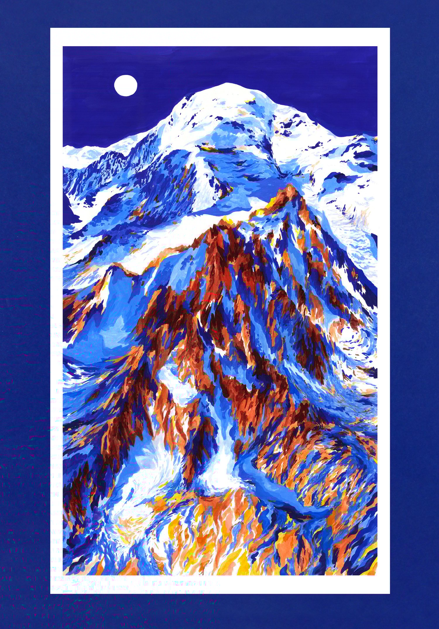 Mont-Blanc de nuit