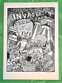 Image 1 of Original drawing - Invaders from Space