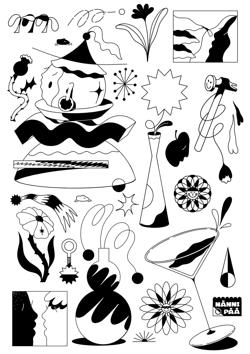 Image of Temporary Tattoo Sheet A5