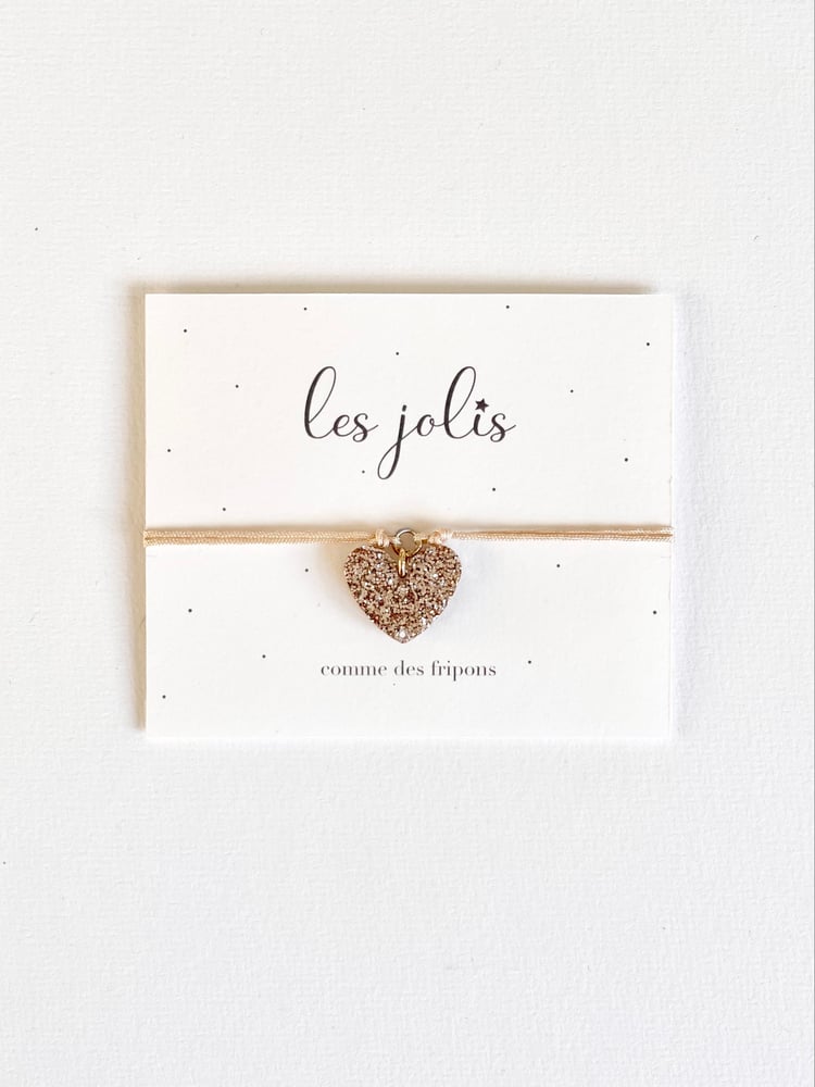 Image of Les jolis - Bracelet coeur