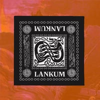 Image 1 of LANKUM Bandana, Black w/ White Print