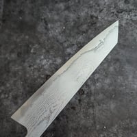 Image 4 of 232mm k-tip gyuto in Takefu VG10 stainless suminagashi