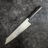 Image 3 of 232mm k-tip gyuto in Takefu VG10 stainless suminagashi