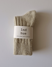 NORDIC SHORT SOCKS_ALPACA AND WOOL_ VERDE GHIACCIO