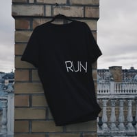 Image 1 of Black RUN-Ā RĪGA oversized t-shirt