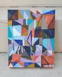 Image 1 of Abstract shapes painting 