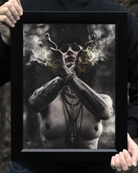 Image 2 of Tithes of Suffering - Collab with Bryn Gleason - Hand Embellished Print