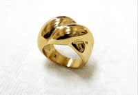 Image 1 of Chunky Croissant Ring 