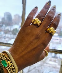 Image 6 of Chunky Croissant Ring 