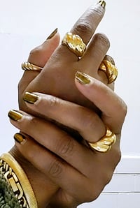 Image 8 of Chunky Croissant Ring 