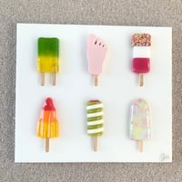 Image 1 of Retro Ice Lolly Pop Art - Dopamine Decor