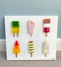 Image 2 of Retro Ice Lolly Pop Art - Dopamine Decor