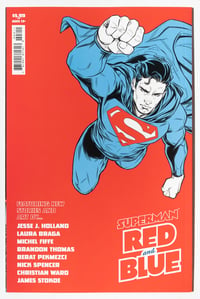 Image 2 of Superman: Red and Blue 3 featuring Michel Fiffe (among others)!