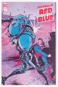 Image 1 of Superman: Red and Blue 3 featuring Michel Fiffe (among others)!