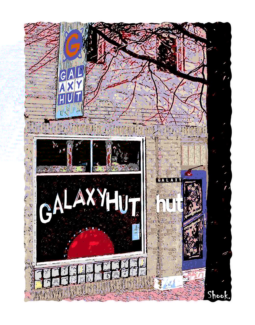 Galaxy Hut DC Art Print (Multi-size options)