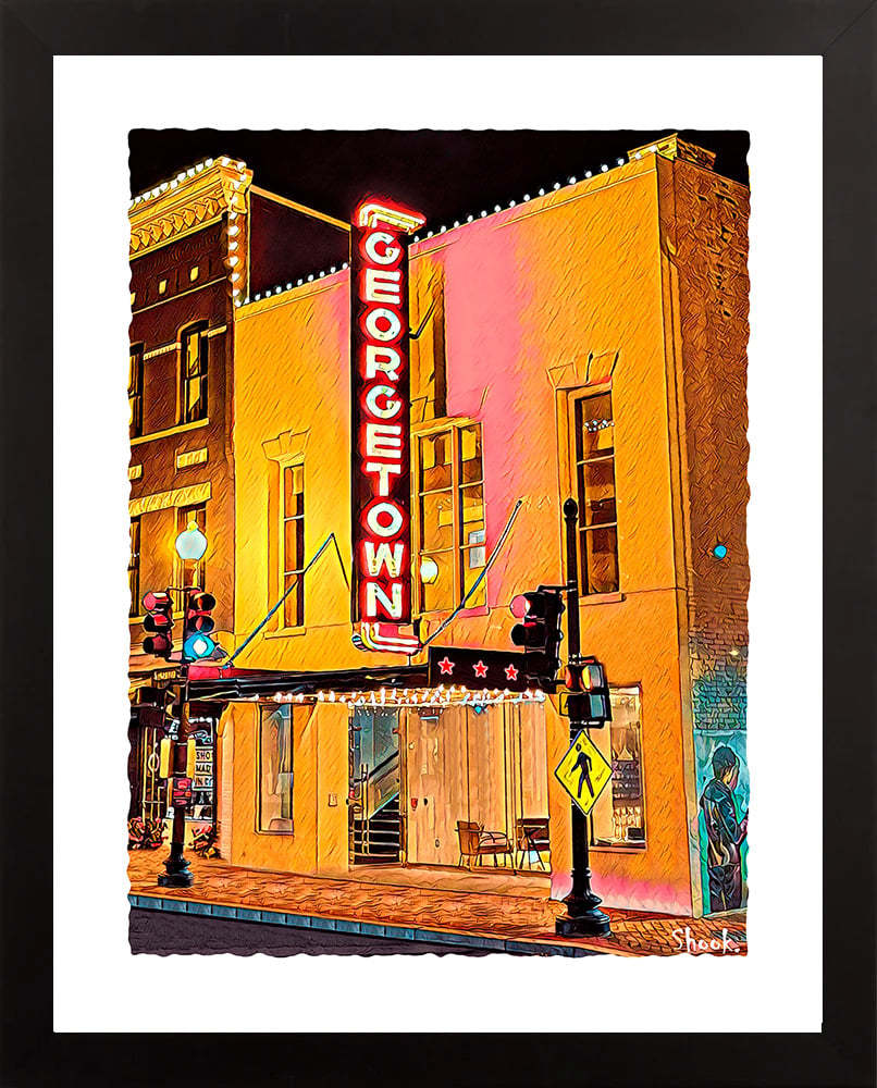 Georgetown Theater DC Art Print (Multi-size options)