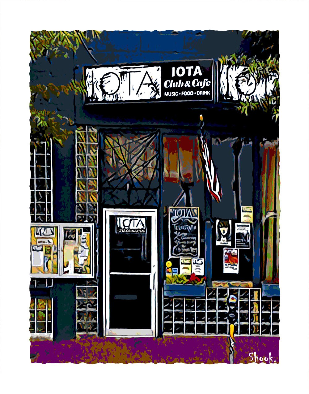 Iota Arlington, VA Art Print (Multi-size options)