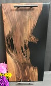 Walnut and Black Epoxy Charcuterie Board