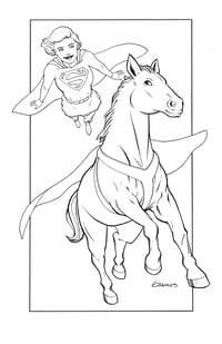 Comet and Supergirl