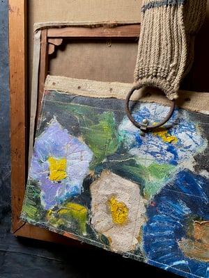 Image of one of a kind painting bag - bloomsbury