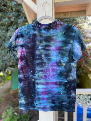 Image of SMALL Godzilla Be Gay Do Crime Tie Dye Shirt 2