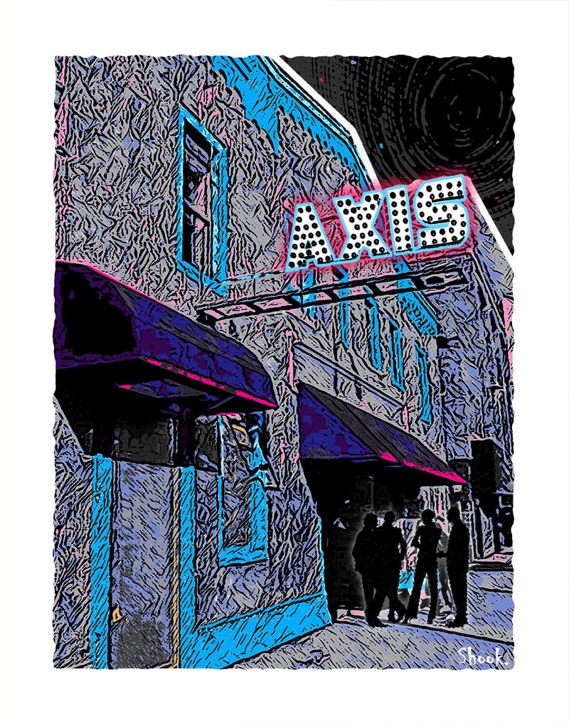 Axis, Boston MA Art Print (Multi-size options)