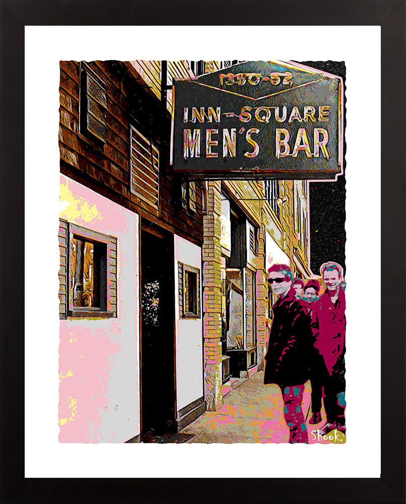 Inn-Square Men's Bar, Cambridge MA Art Print (Multi-size options)