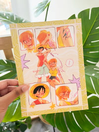 [A5] Luffy Nami Print, One Piece