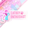 Catboy Enthusiast Bumper Sticker