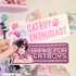 I Brake for Catboys bumper sticker Image 2