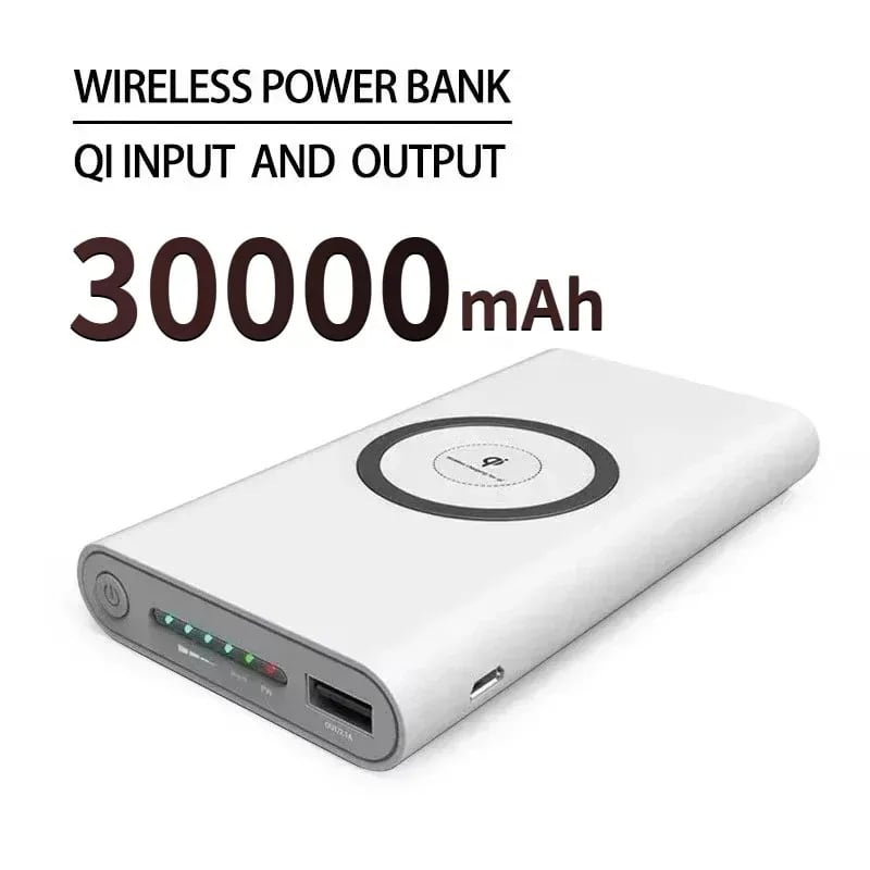 MSL Two-Way Wireless Power Bank - 30000mAh Fast Charger
