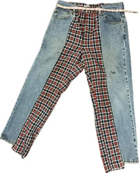 Image 2 of PLAID DENIM