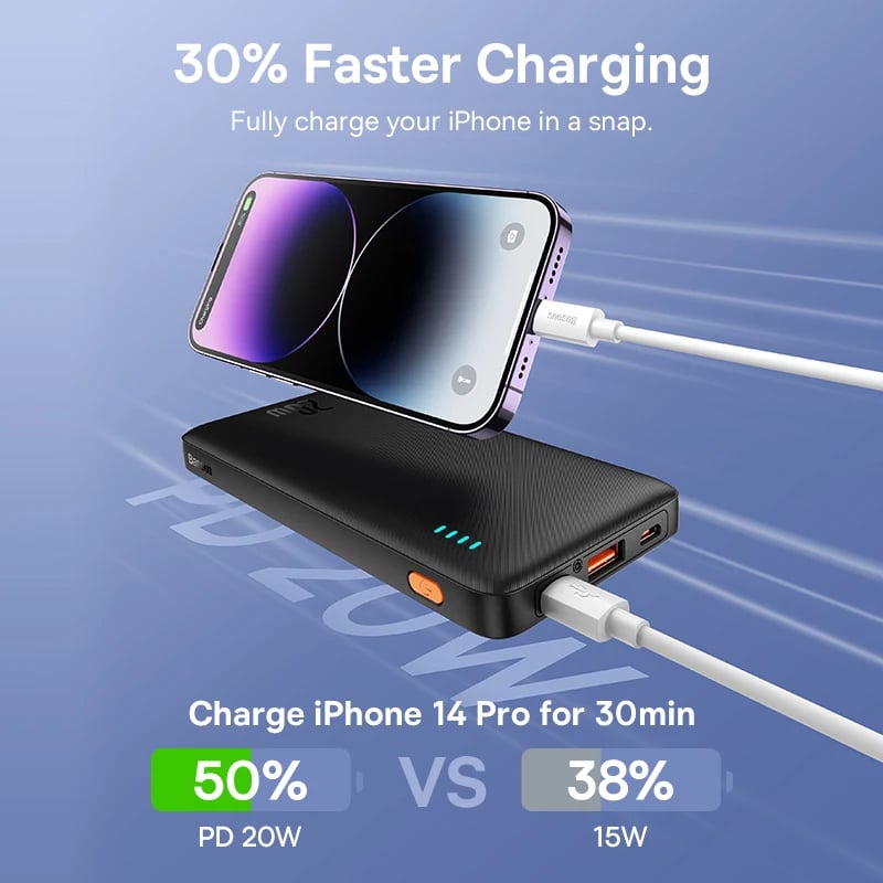 MSL 20W Power Bank - 10000mAh Fast Charge Portable Charger