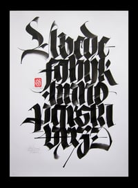 Image 1 of A-Z Blackletter lowercase